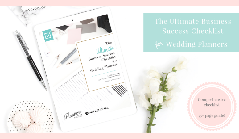 The Ultimate Business Success Checklist for Wedding Planners from Planner's Lounge